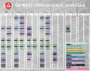 jiu jitsu classes schedule